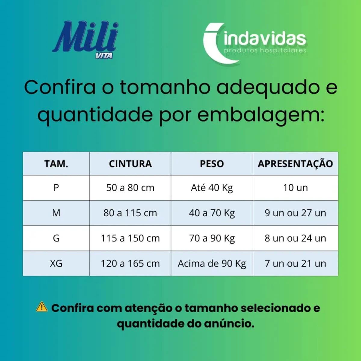 FRALDA GERIÁTRICA MILI VITA CARE M C/9UN — imagem 3 | Farmácia Resyla