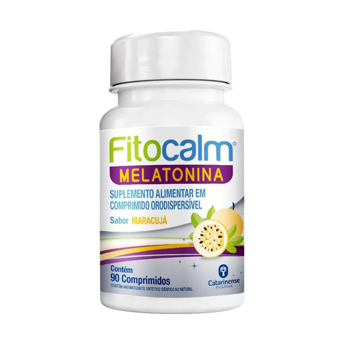 FITOCALM MELATONINA MARACUJA 90CP ODT - CATARINENSE — imagem 3 | Farmácia Resyla