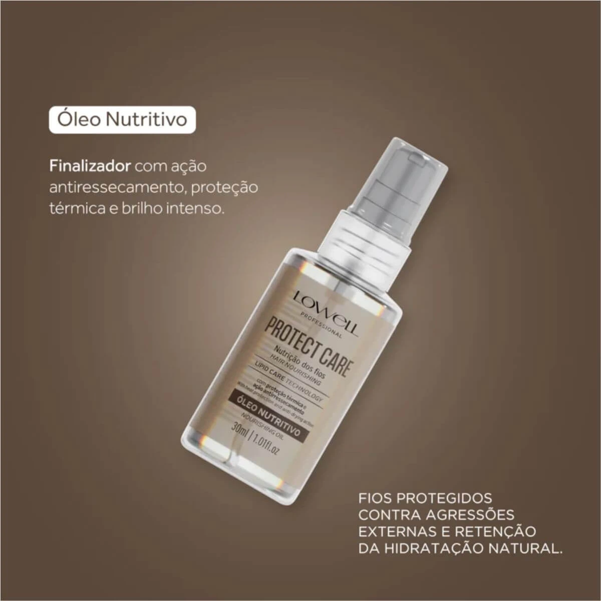 ÓLEO LOWELL NUTRITIVO PROTECT CARE 30ML — imagem 4 | Farmácia Resyla