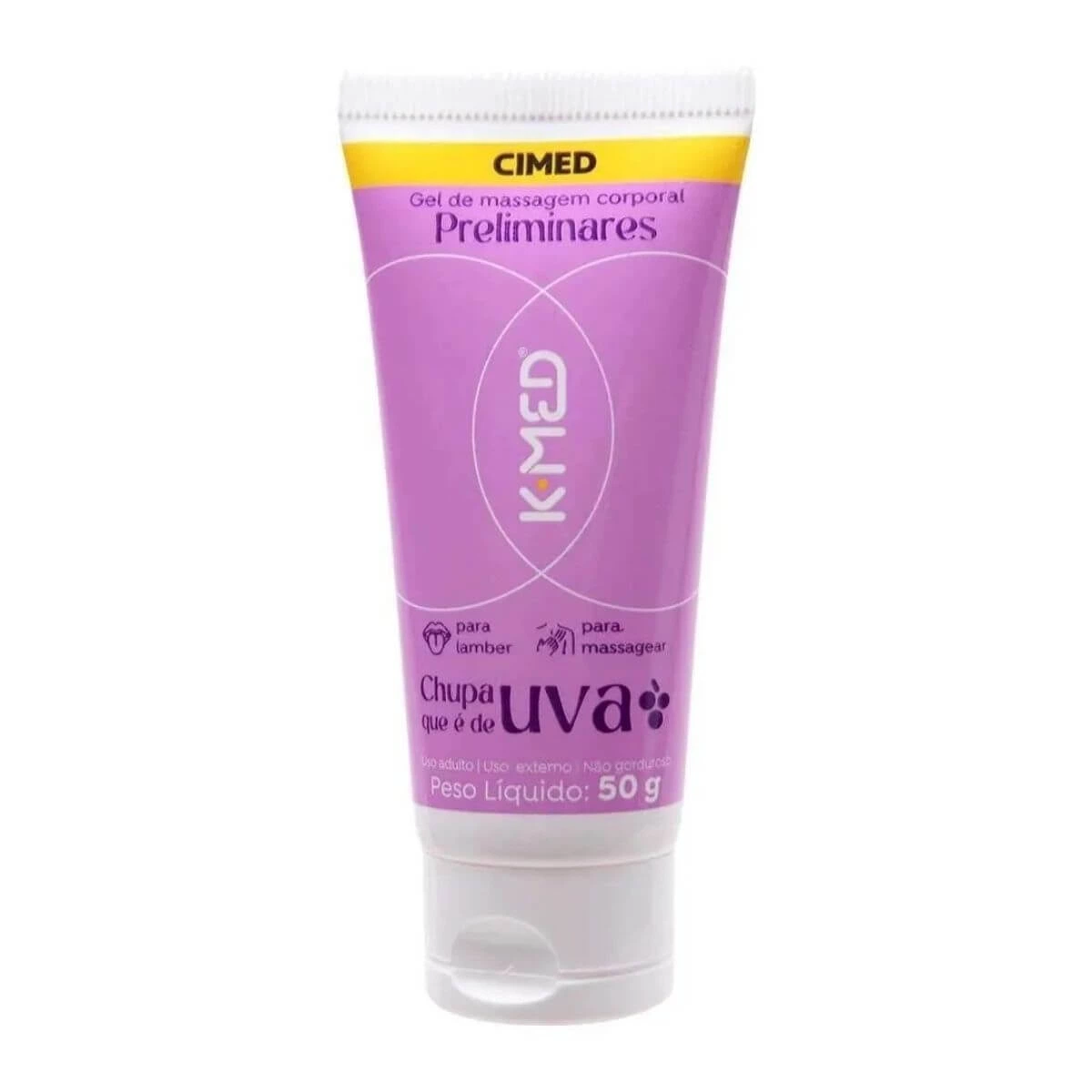 K-MED GEL DE MASSAGEM CHUPA QUE É DE UVA 50G - CIMED — imagem 2 | Farmácia Resyla