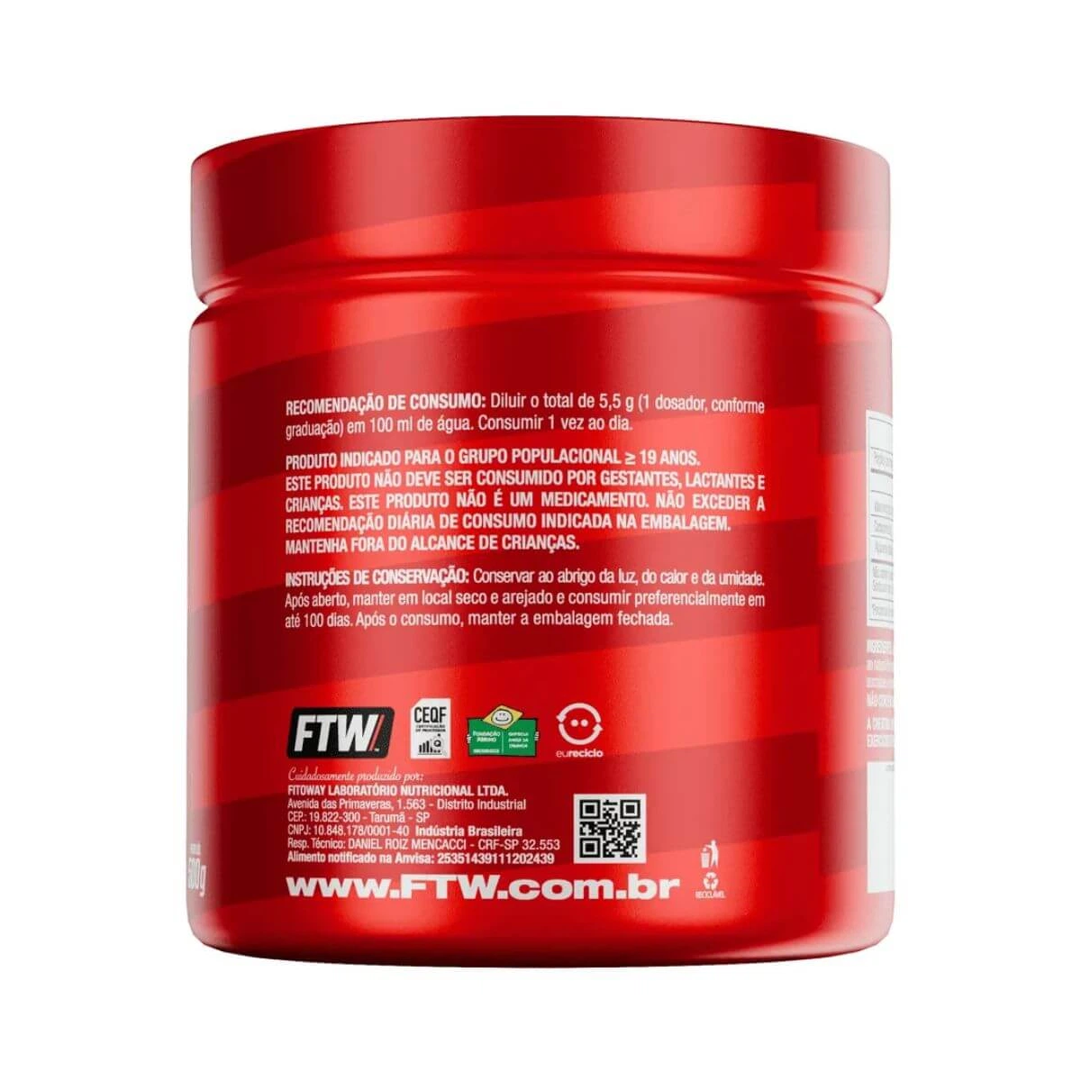 CREATINA DELICIOUS FTW FRUTAS VERMELHAS 500G — imagem 4 | Farmácia Resyla
