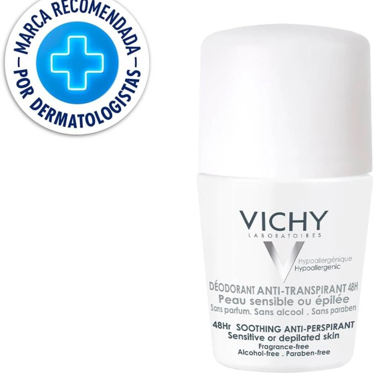 DESODORANTE VICHY ANTI TRANSPIRANTE 48HRS 50ML PELE SENSI — imagem 4 | Farmácia Resyla