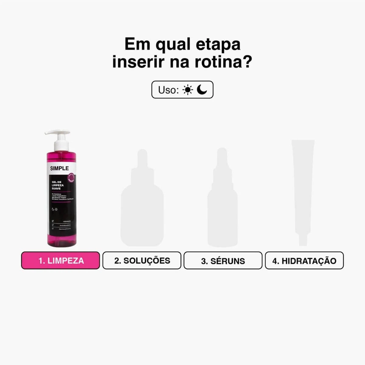 GEL DE LIMPEZA SUAVE SIMPLE 350G — imagem 4 | Farmácia Resyla