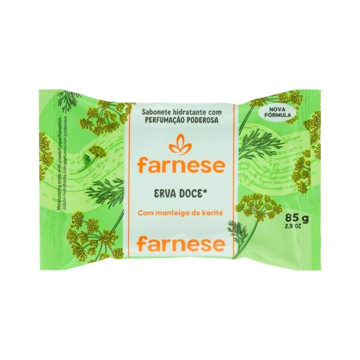 SABONETE EM BARRA FARNESE ERVA DOCE 85G — Farnese | Farmácia Resyla