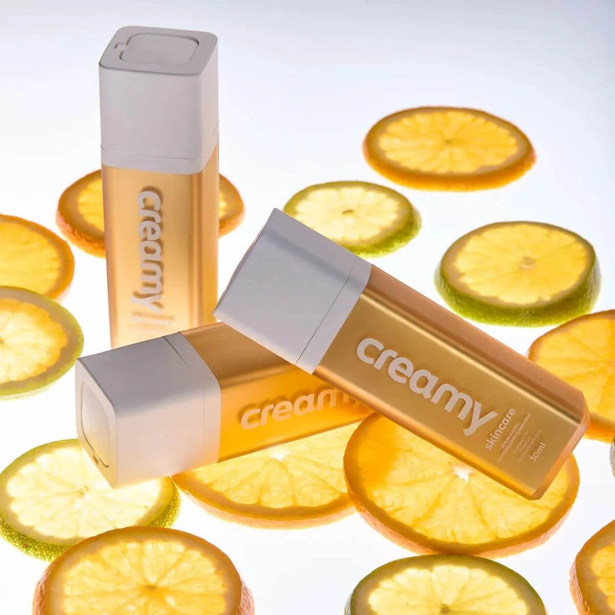 SÉRUM ANTIOXIDANTE CLAREADOR VITAMINA C GOLD CREAMY 30ML — imagem 5 | Farmácia Resyla