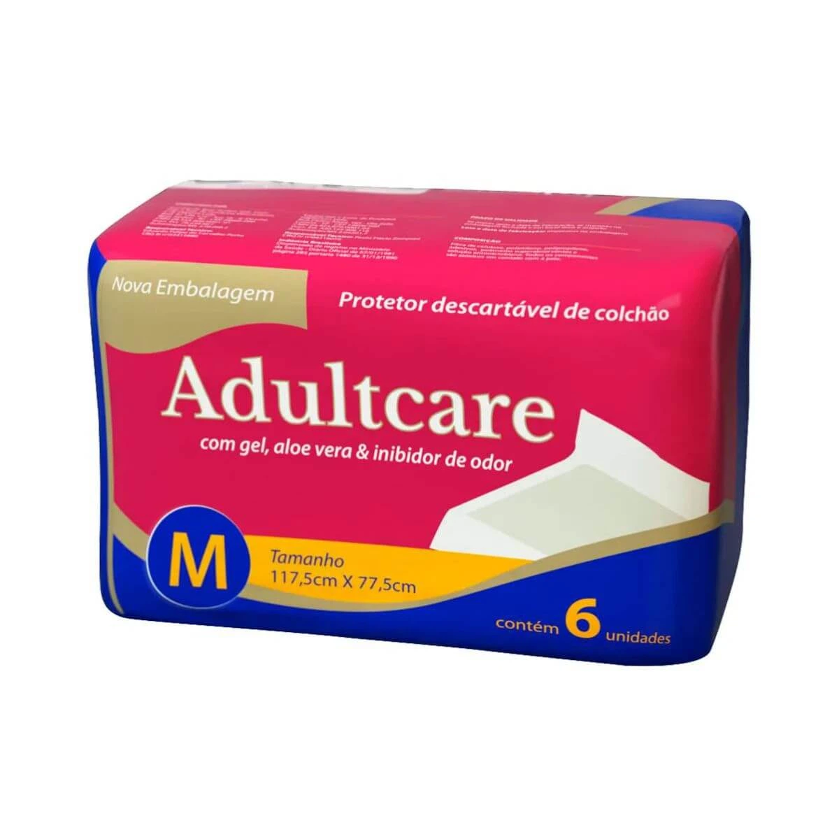 LENÇOL DESCARTÁVEL ADULTCARE MÉDIO C/6UN — Adultcare | Farmácia Resyla