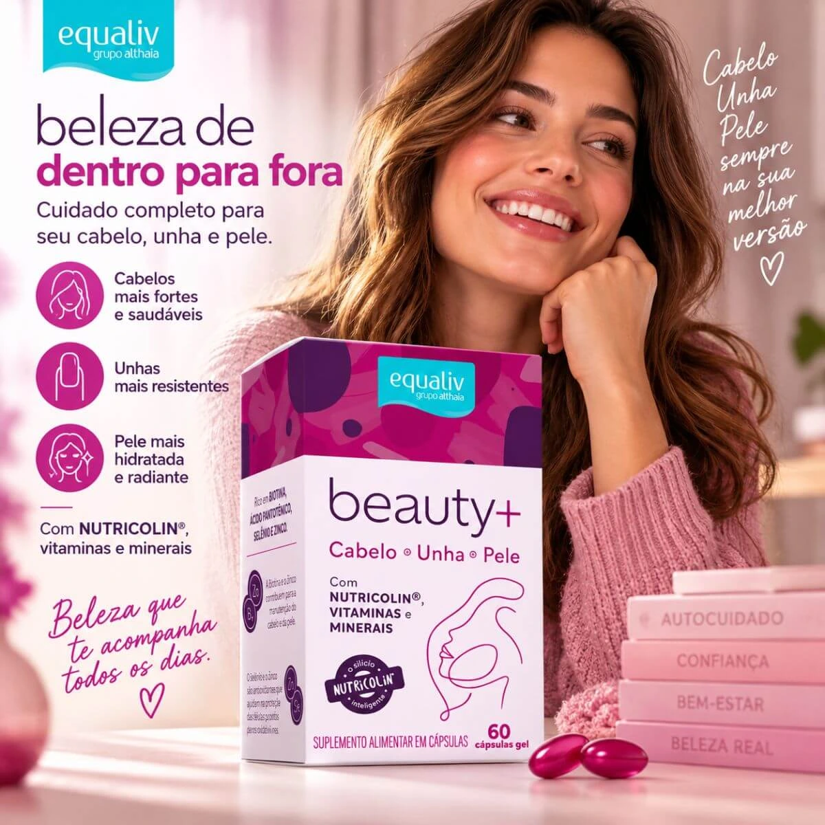 BEAUTY + 60CAPS GEL - EQUALIV — imagem 2 | Farmácia Resyla