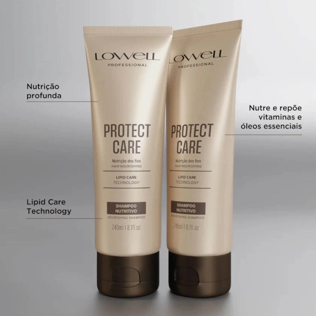 SHAMPOO LOWELL NUTRITIVO PROTECT CARE 240ML — imagem 4 | Farmácia Resyla