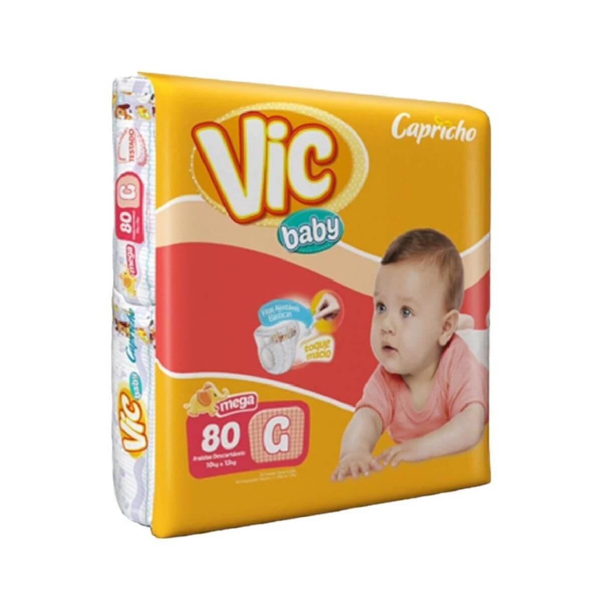 FRALDA VIC BABY G C/80UN — Vic Baby | Farmácia Resyla