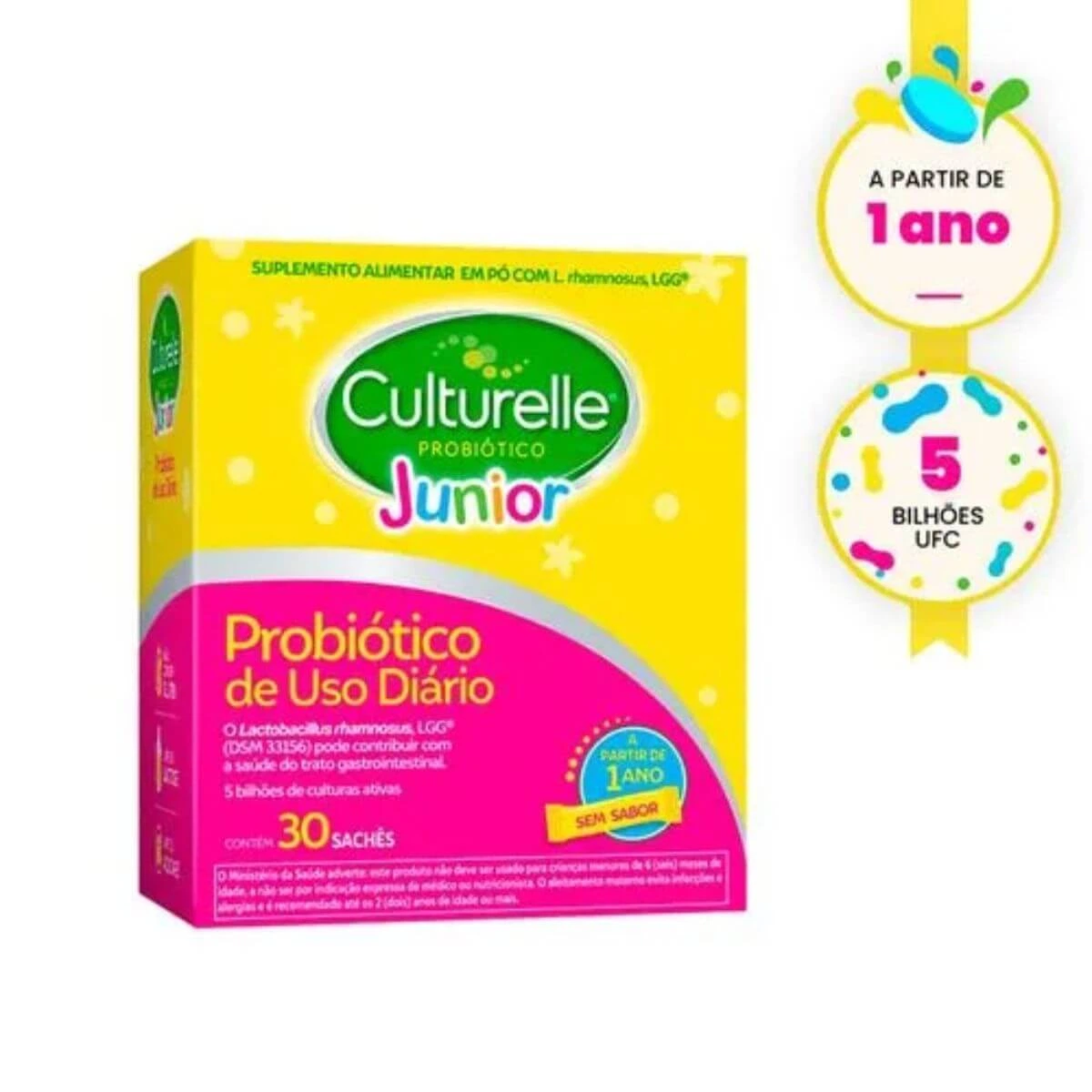 CULTURELLE PROBIOTICO JR 30 SACHÊS - CELLERA — imagem 3 | Farmácia Resyla