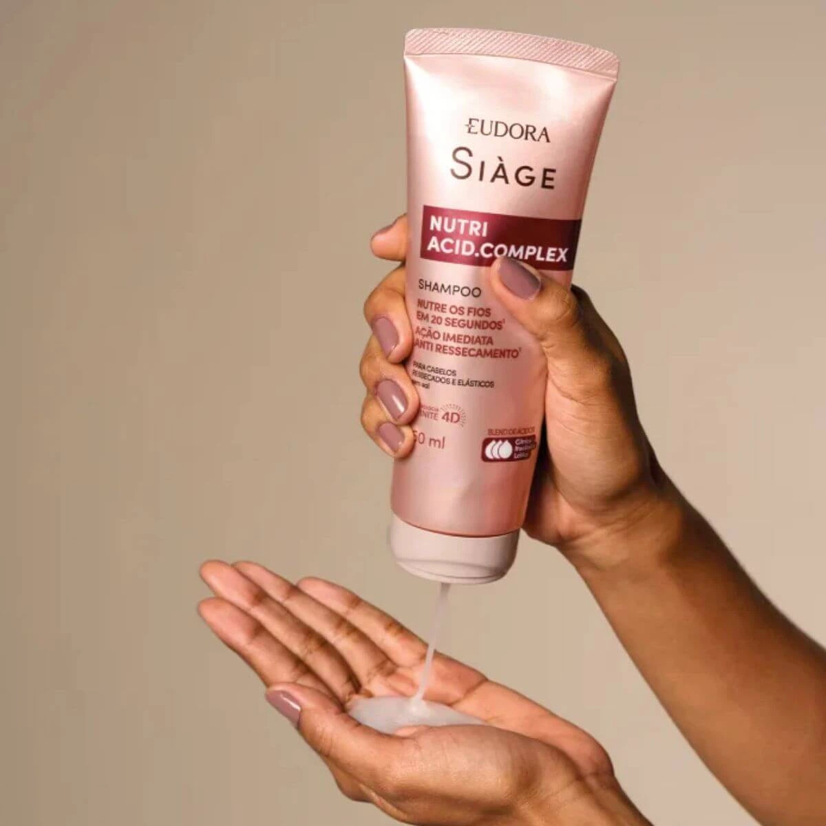 SHAMPOO EUDORA SIAGE NUTRI ACID COMPLEX 250ML — imagem 4 | Farmácia Resyla