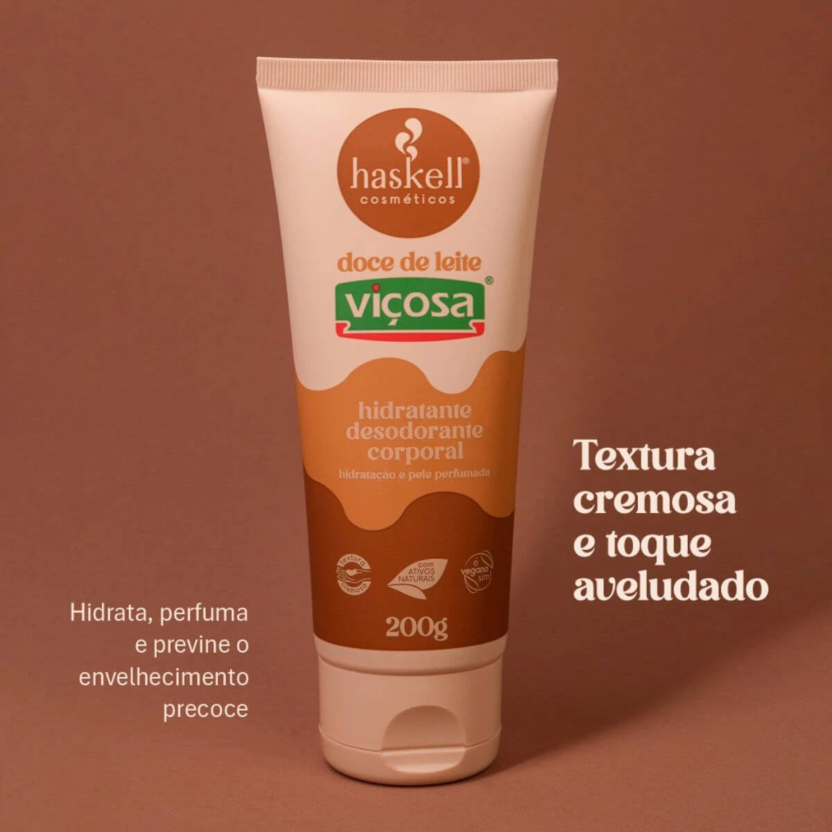 HIDRATANTE CORPORAL HASKELL DOCE DE LEITE VIÇOSA 200G — imagem 2 | Farmácia Resyla