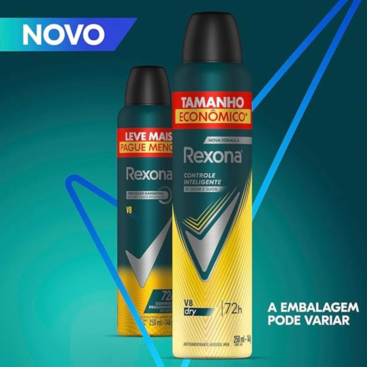 DESODORANTE REXONA AERO V8 MEN 250ML — imagem 3 | Farmácia Resyla