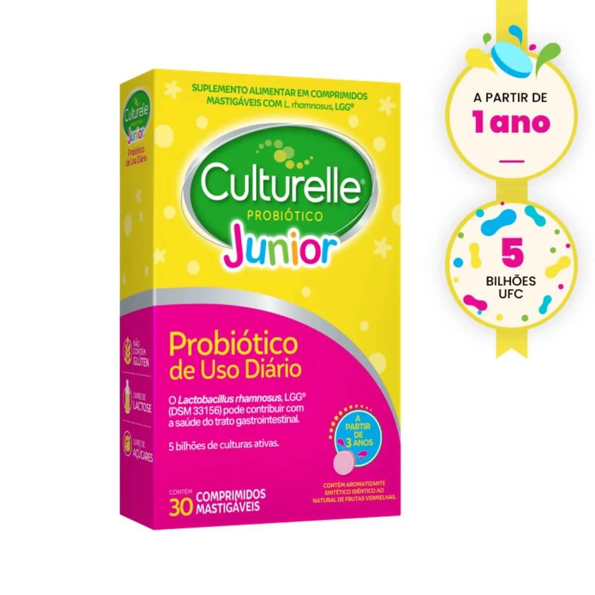 CULTURELLE PROBIOT JR 30COMP MAST - CELLERA — imagem 2 | Farmácia Resyla