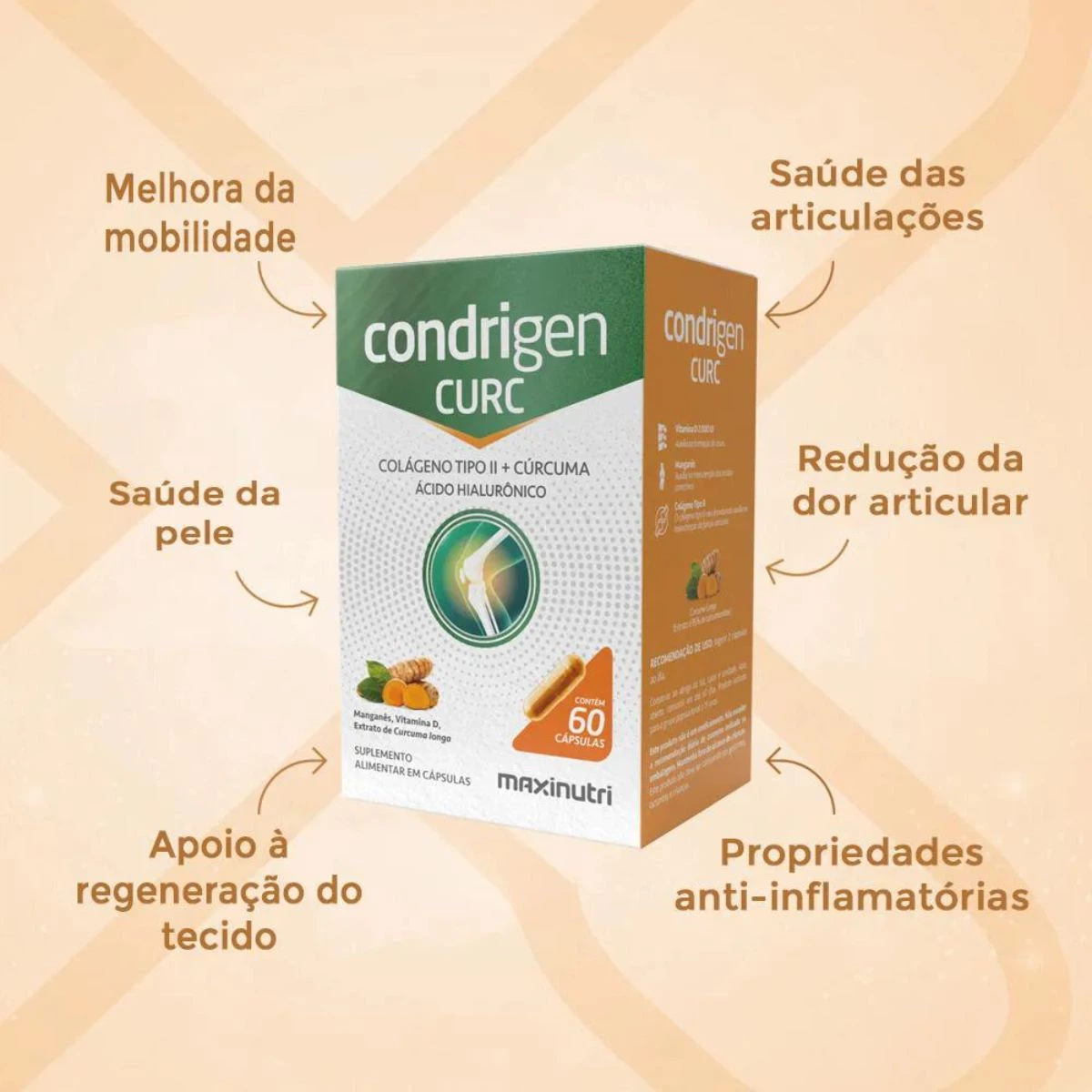 CONDRIGEN CURC 60CP - MAXINUTRI — imagem 2 | Farmácia Resyla