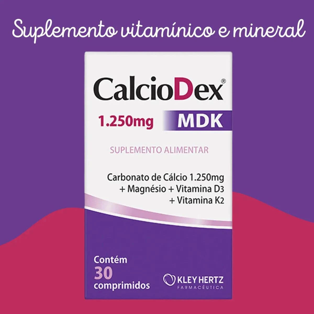 CALCIODEX MDK 30CP - KLEY HERTZ — imagem 2 | Farmácia Resyla