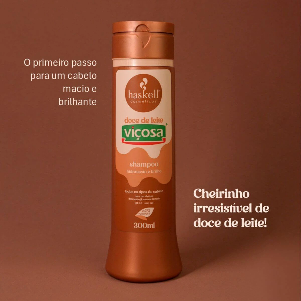 SHAMPOO HASKELL DOCE DE LEITE VIÇOSA 300ML — imagem 2 | Farmácia Resyla