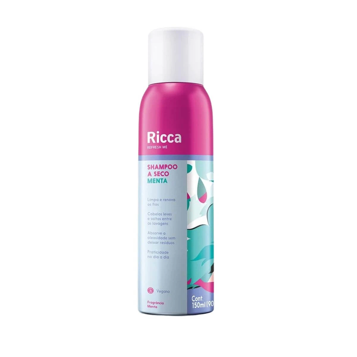 SHAMPOO A SECO RICCA MENTA 150ML — Ricca | Farmácia Resyla