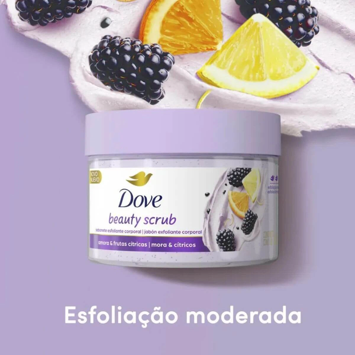 SABONETE ESFOLIANTE DOVE BEAUTY SCRUB AMORA 280G — imagem 2 | Farmácia Resyla