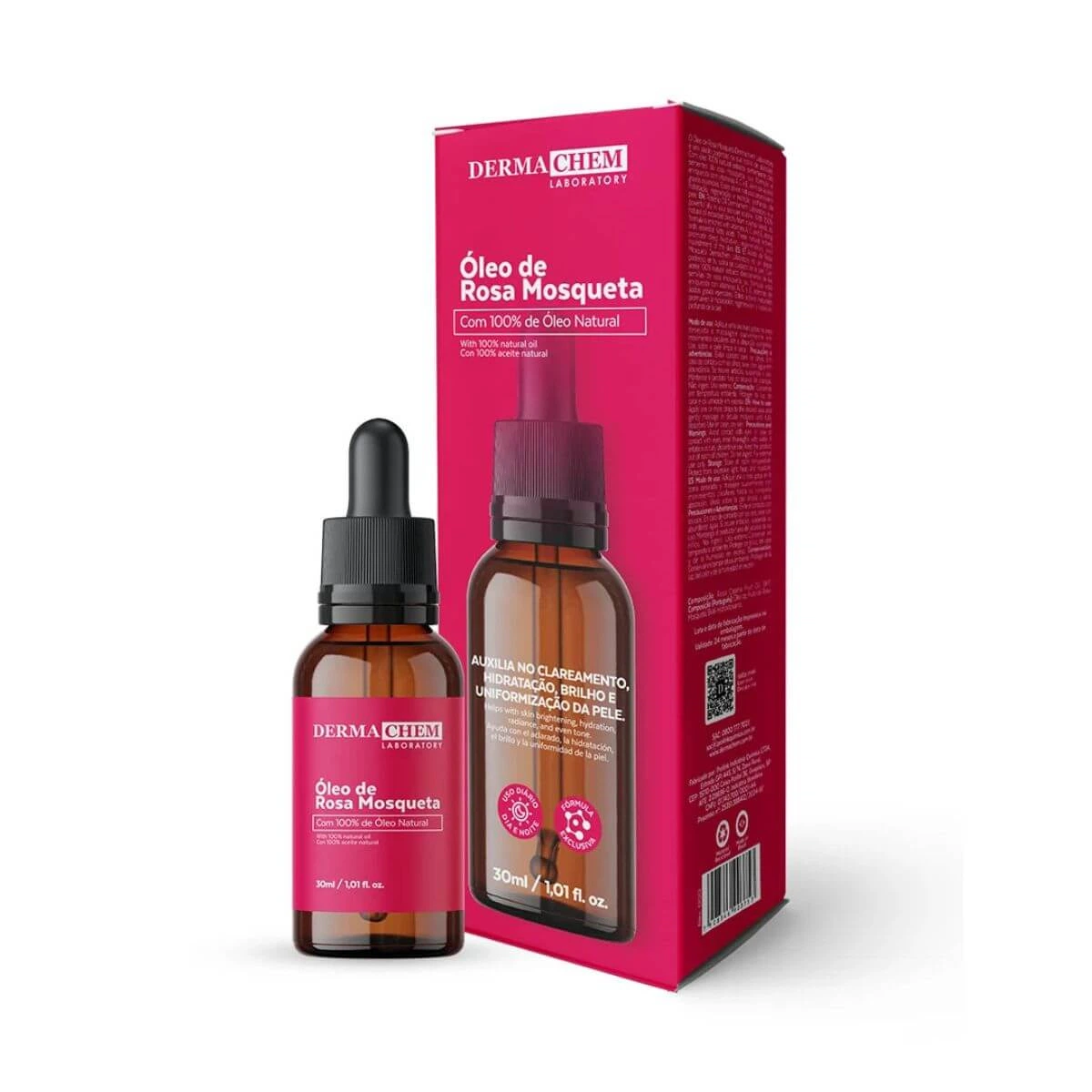 SÉRUM FACIAL ROSA MOSQUETA DERMACHEM 30ML — Dermachem | Farmácia Resyla