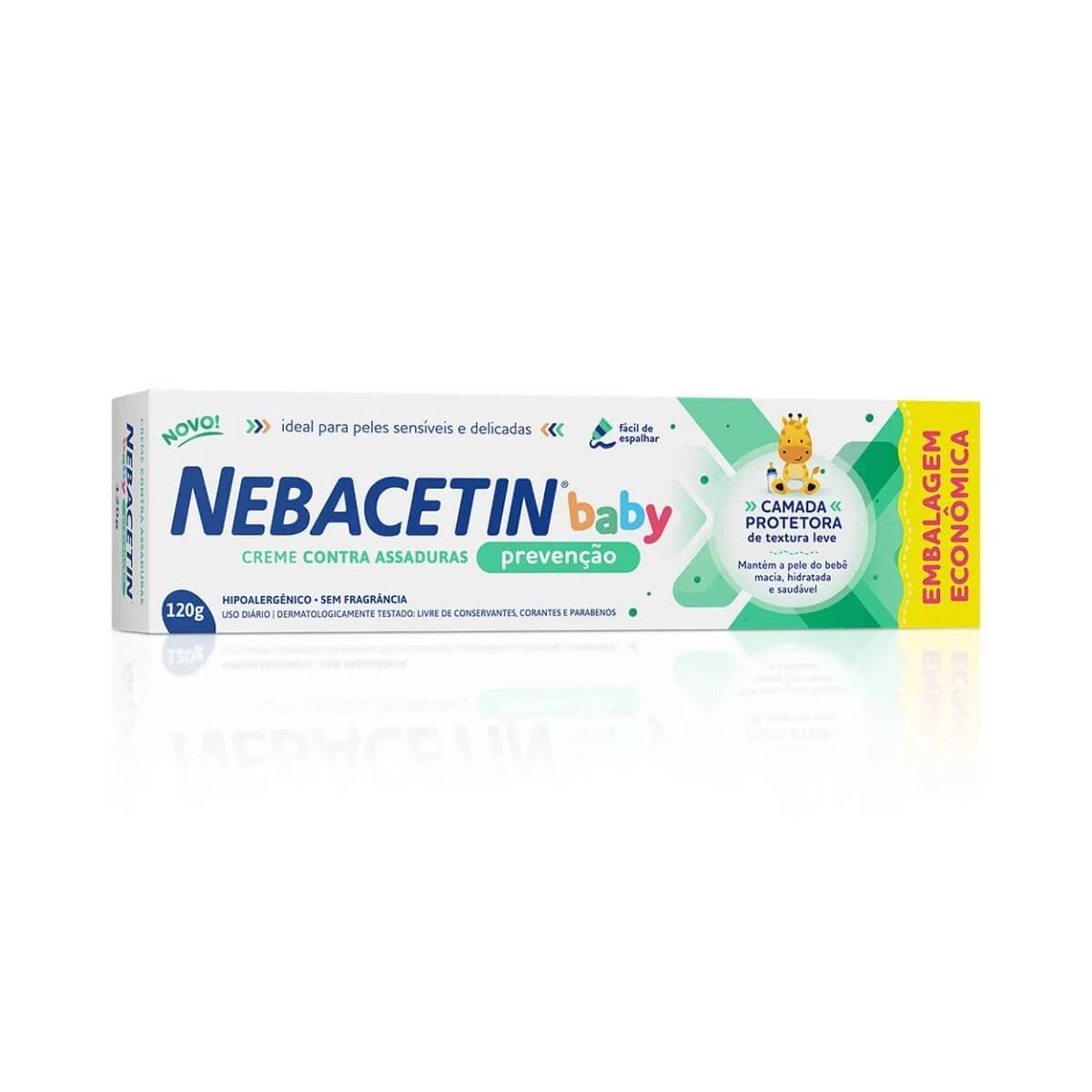 POMADA NEBACETIN BABY PREVENÇÃO 120G - HYPERA — Nebacetin | Farmácia Resyla