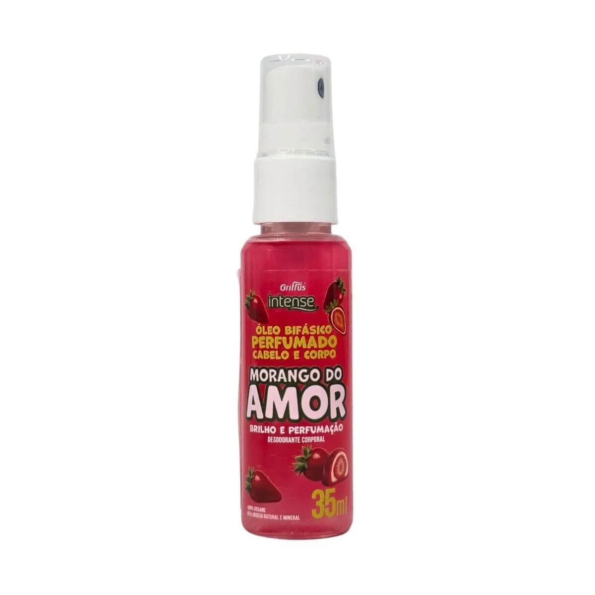 OLEO GRIFFUS BIFASICO INTENSE MORANGO 35ML — Griffus | Farmácia Resyla