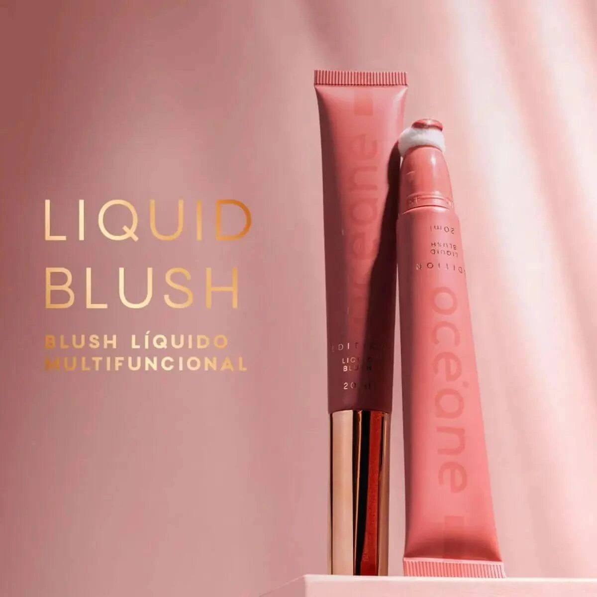 BLUSH LIQUIDO OCEANE GLOSSY ME ROSE PINK — imagem 2 | Farmácia Resyla