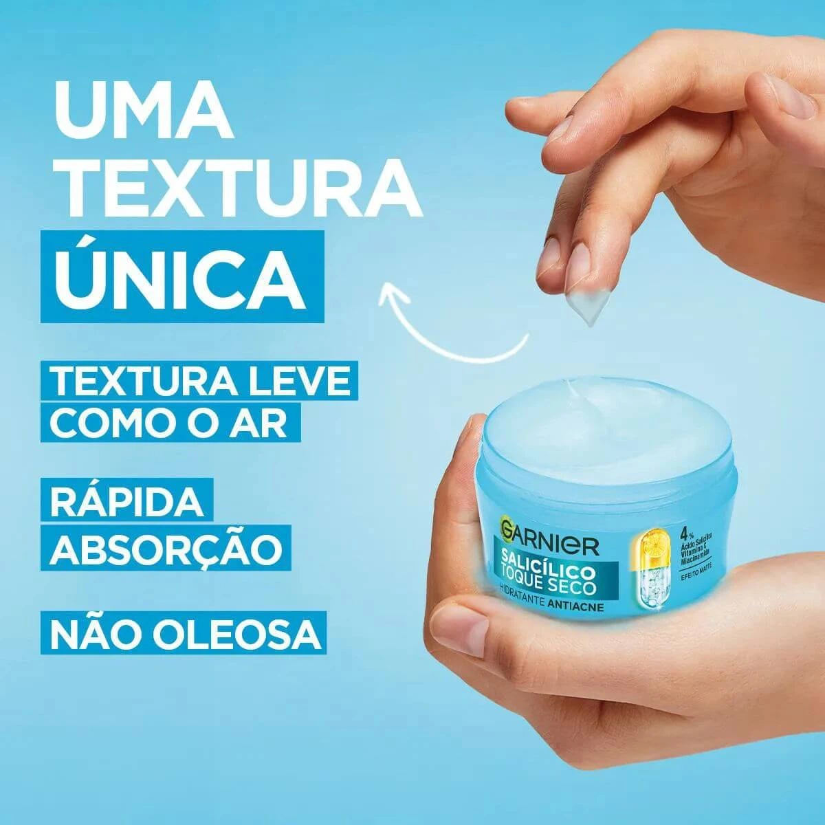 HIDRATANTE GARNIER SALICÍLICO ANTIACNE 85G — imagem 4 | Farmácia Resyla