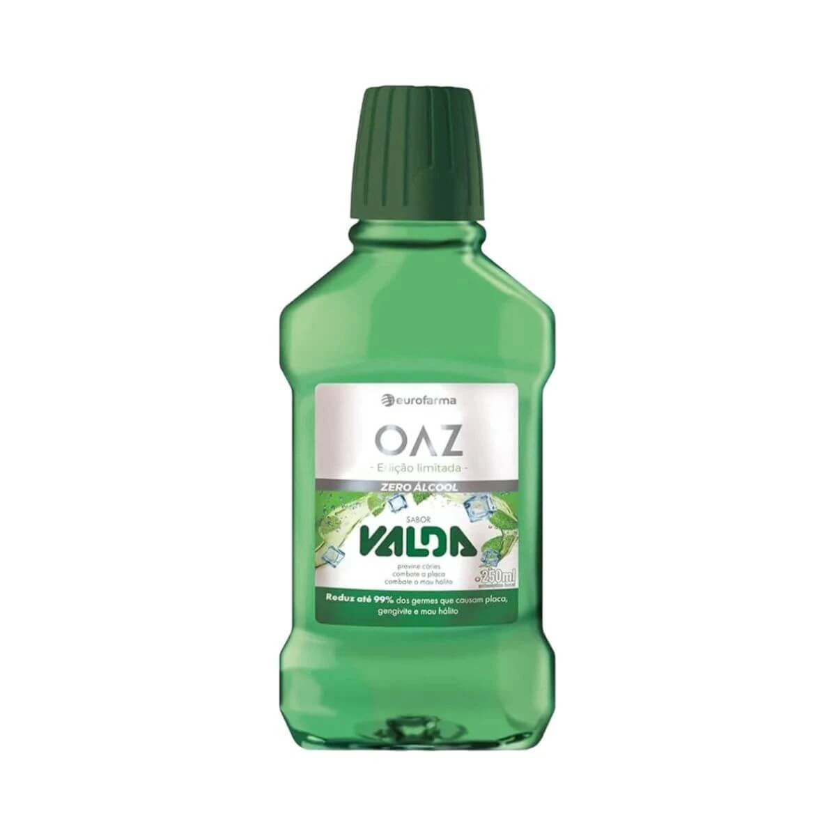 ENXAGUANTE BUCAL OAZ VALDA ZERO ÁLCOOL 250ML — OAZ | Farmácia Resyla