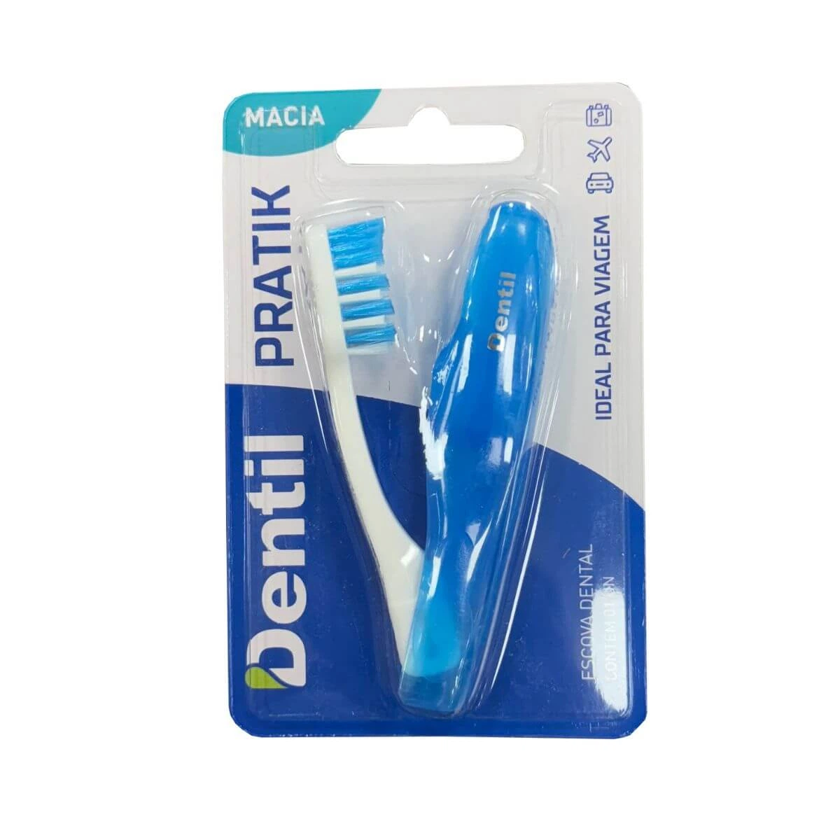 ESCOVA DE DENTE DENTIL MACIA VIAGEM PRATIK — Dentil | Farmácia Resyla