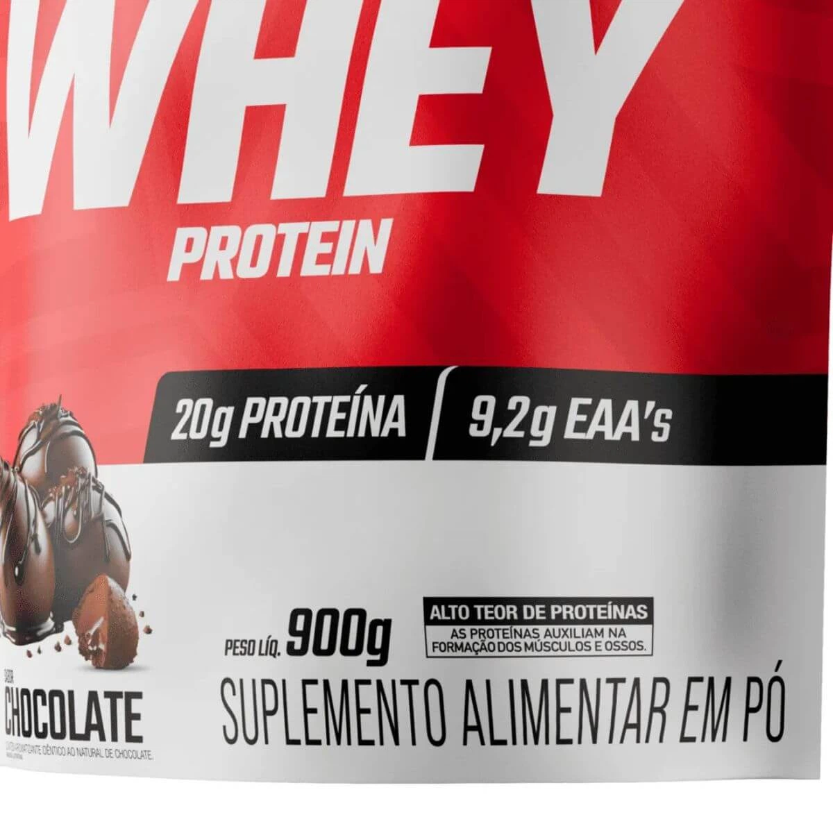 WHEY FTW 100% CHOCOLATE REFIL 900G — imagem 4 | Farmácia Resyla