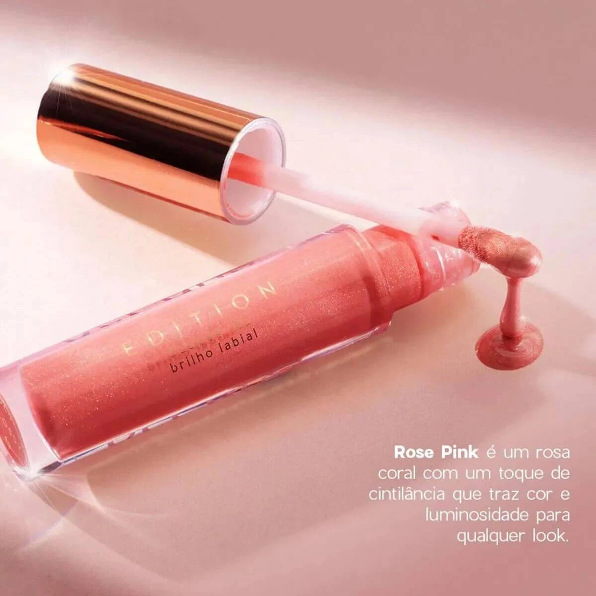 BRILHO LABIAL OCEANE GLOSSY ME ROSE PINK — imagem 2 | Farmácia Resyla