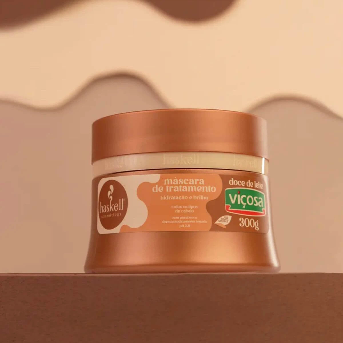 MÁSCARA HASKELL DOCE DE LEITE VIÇOSA 300G — imagem 2 | Farmácia Resyla