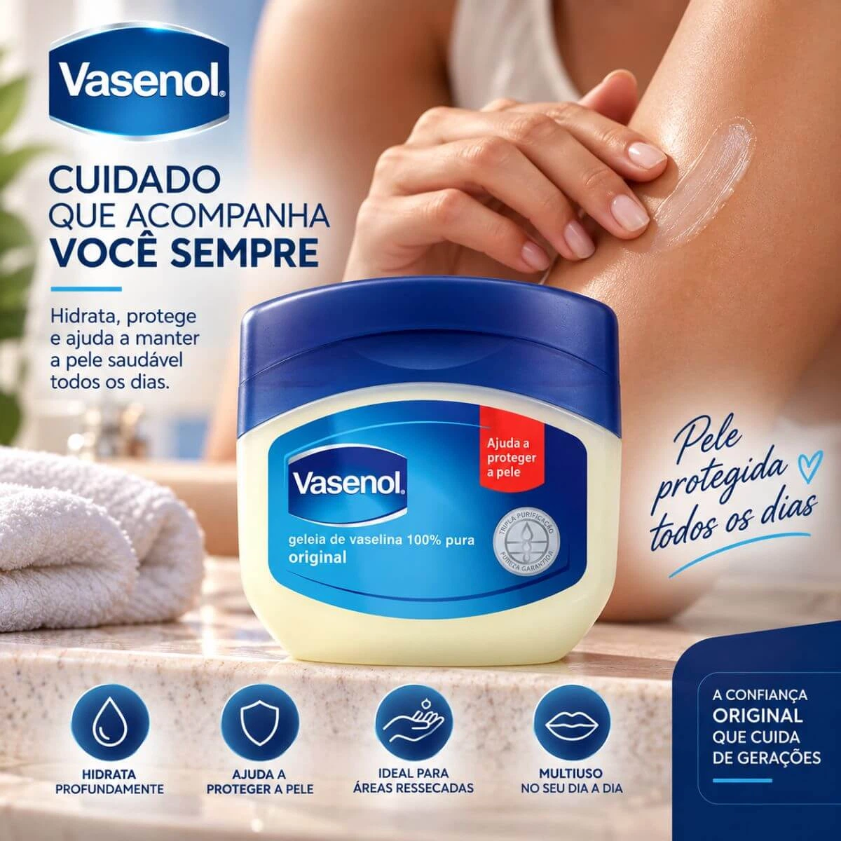 HIDRATANTE VASENOL GELEIA DE VASELINA 100G — imagem 3 | Farmácia Resyla