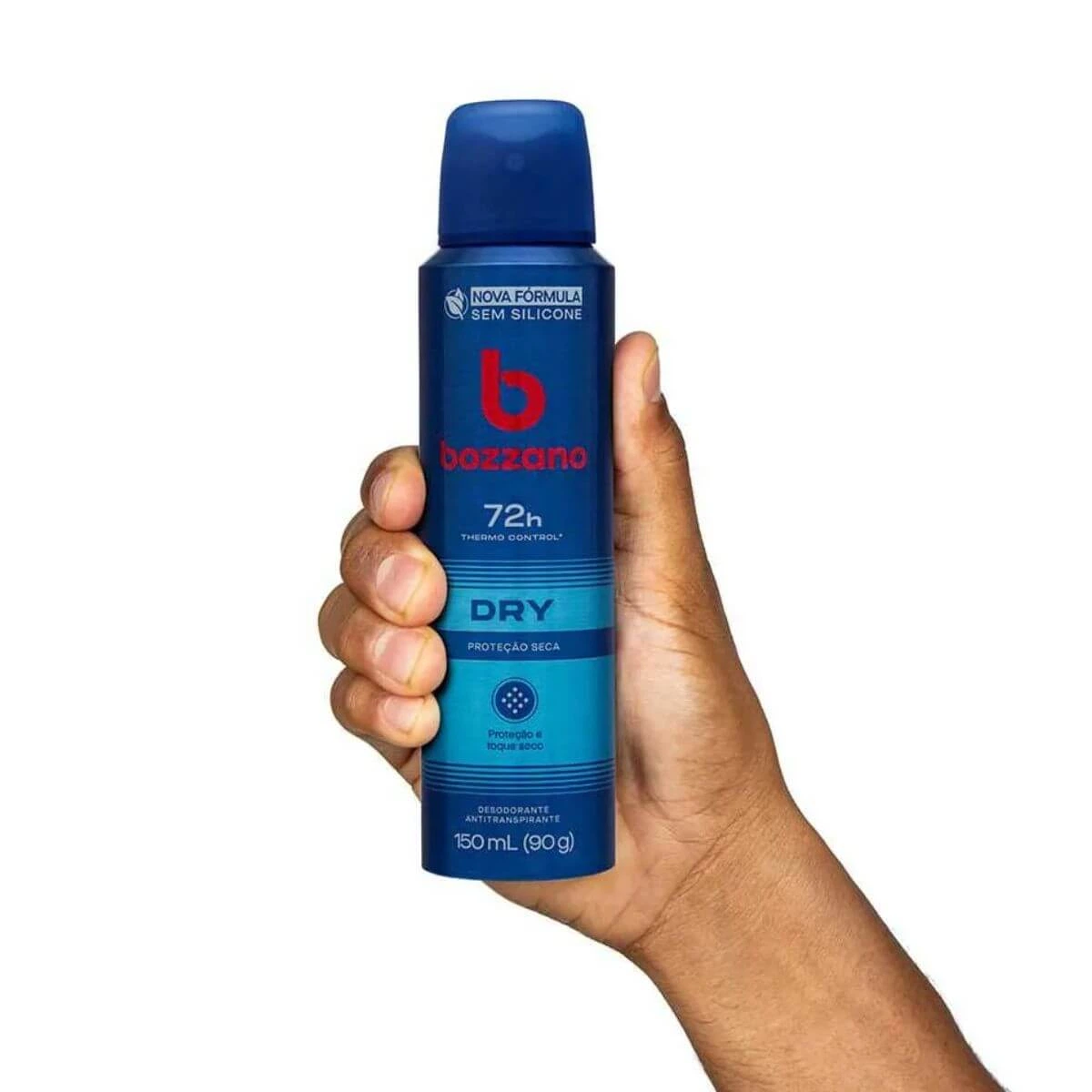 DESODORANTE ANTITRANSPIRANTE AEROSOL BOZZANO DRY PROTEÇÃO SECA MASCULINO 150ML — imagem 2 | Farmácia Resyla
