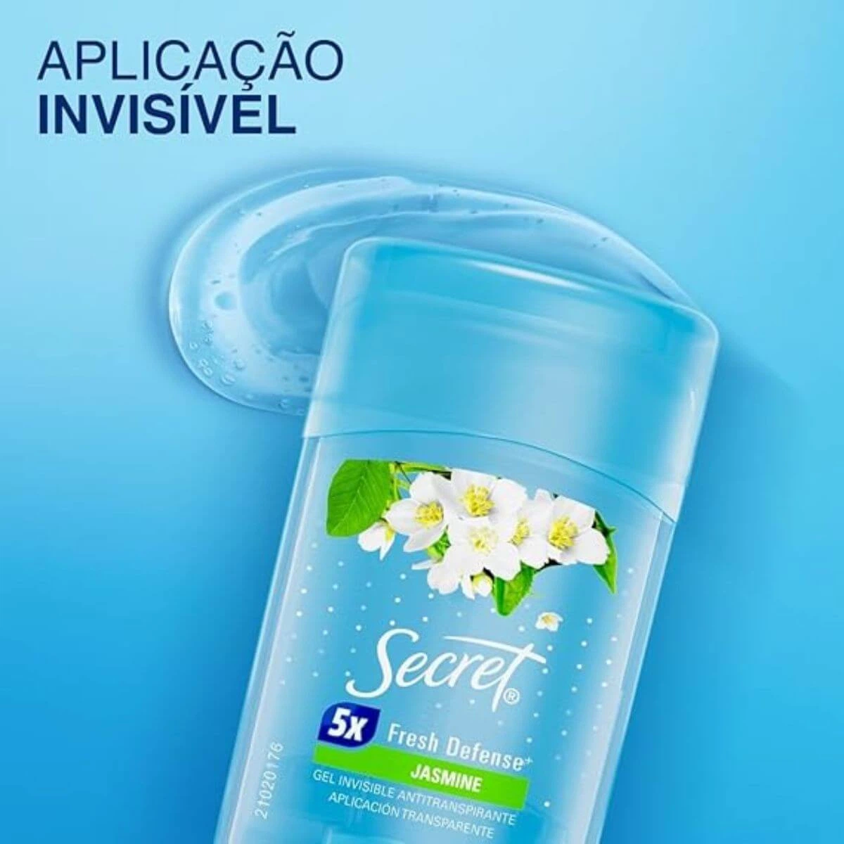DESODORANTE SECRET GEL ANTITRANSPIRANTE JASMINE 45G — imagem 3 | Farmácia Resyla