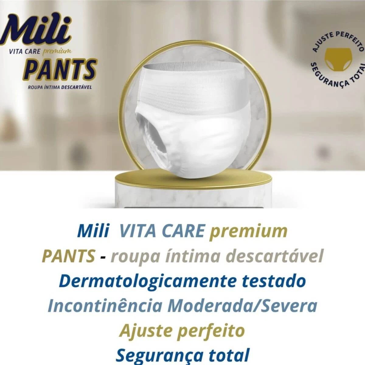 FRALDA GERIÁTRICA MILI VITA CARE PANTS G/XG C/16UN — imagem 2 | Farmácia Resyla