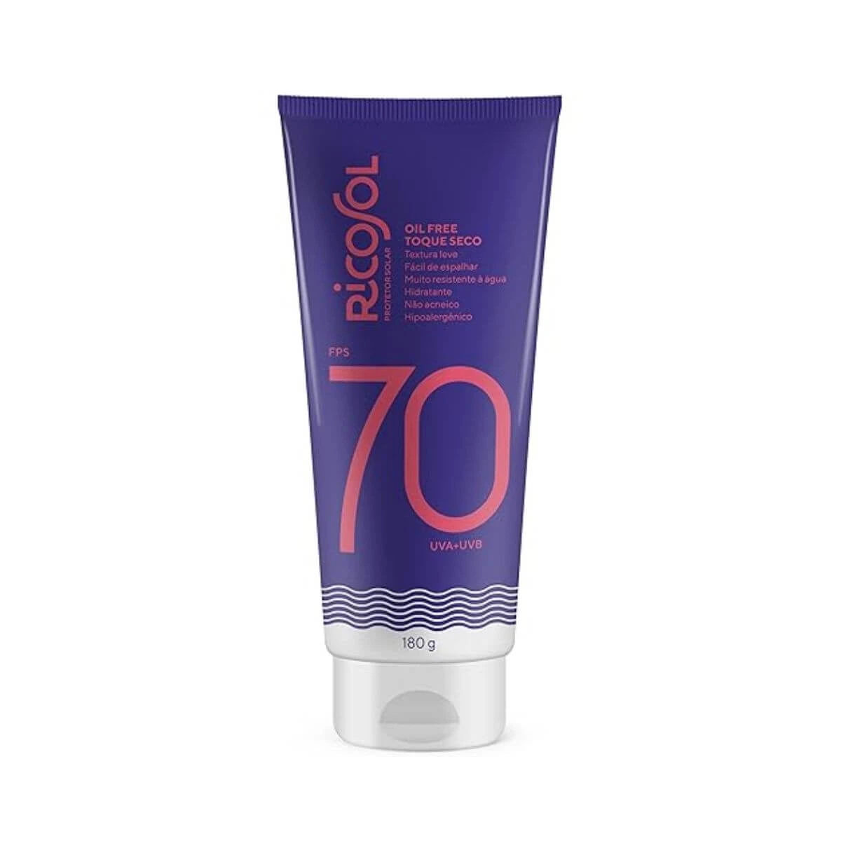 PROTETOR SOLAR RICOSOL OIL FREE FPS70 180G — Ricosol | Farmácia Resyla