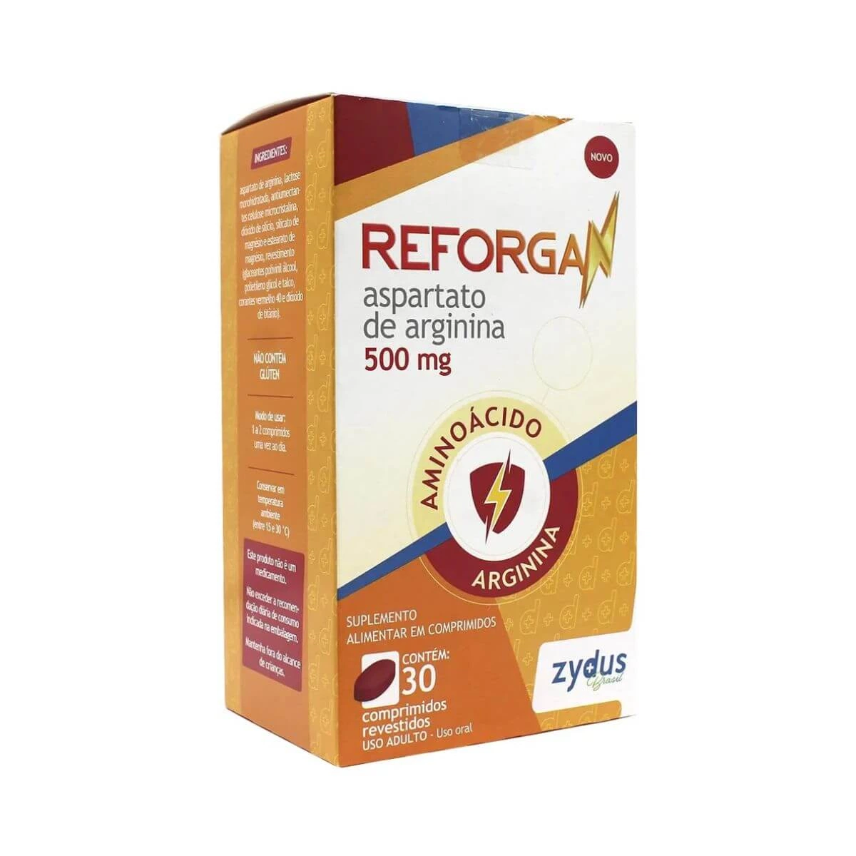 SUPLEMENTO ALIMENTAR REFORGAN 500MG 30CP - ZYDUS — Zydus | Farmácia Resyla