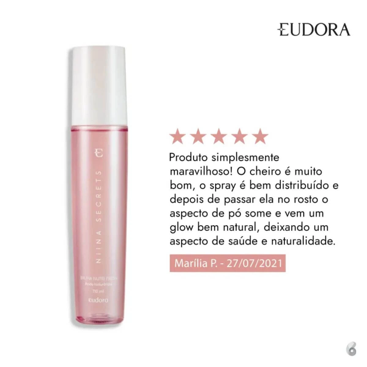 BRUMA FACIAL NIINA SECRETS NUTRI FRESH 110ML — imagem 4 | Farmácia Resyla