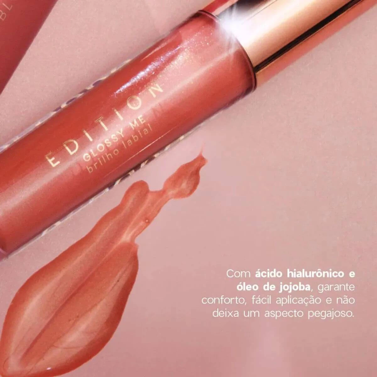 BRILHO LABIAL OCEANE GLOSSY ME ROSE PINK — imagem 3 | Farmácia Resyla