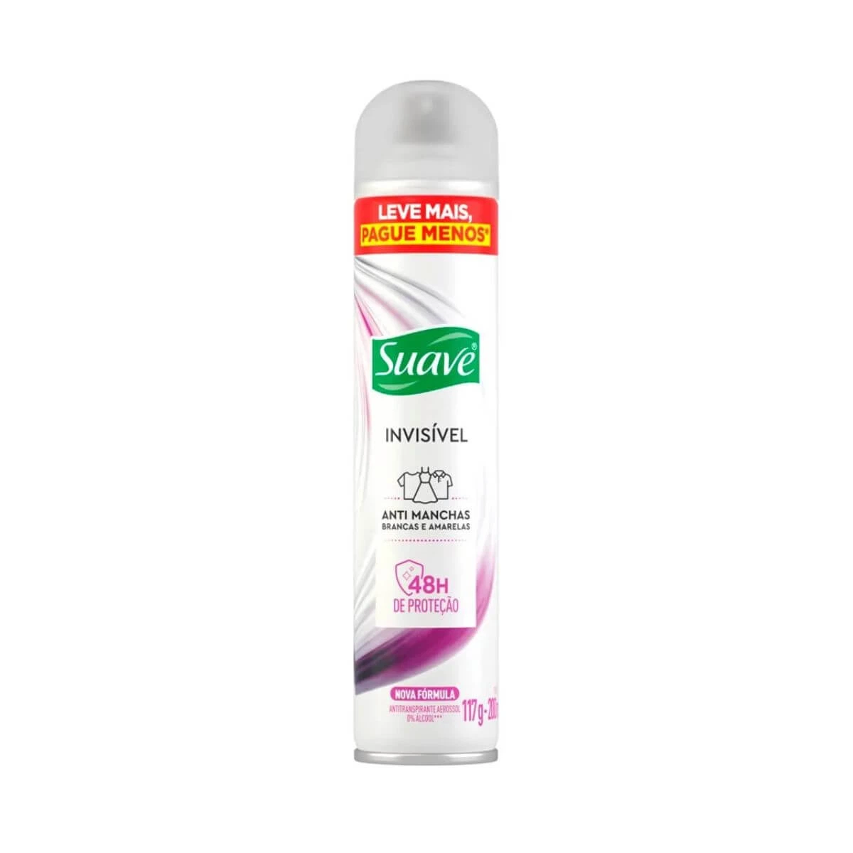 DESODORANTE SUAVE AERO INVISÍVEL 200ML — Suave | Farmácia Resyla