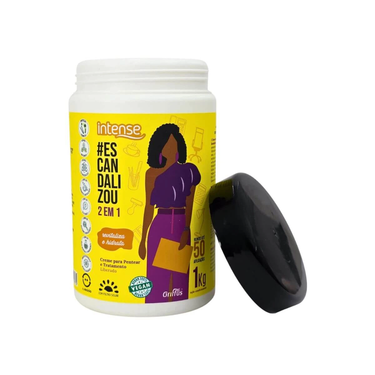 MÁSCARA GRIFFUS INTENSE ESCANDALIZOU 1KG — imagem 2 | Farmácia Resyla