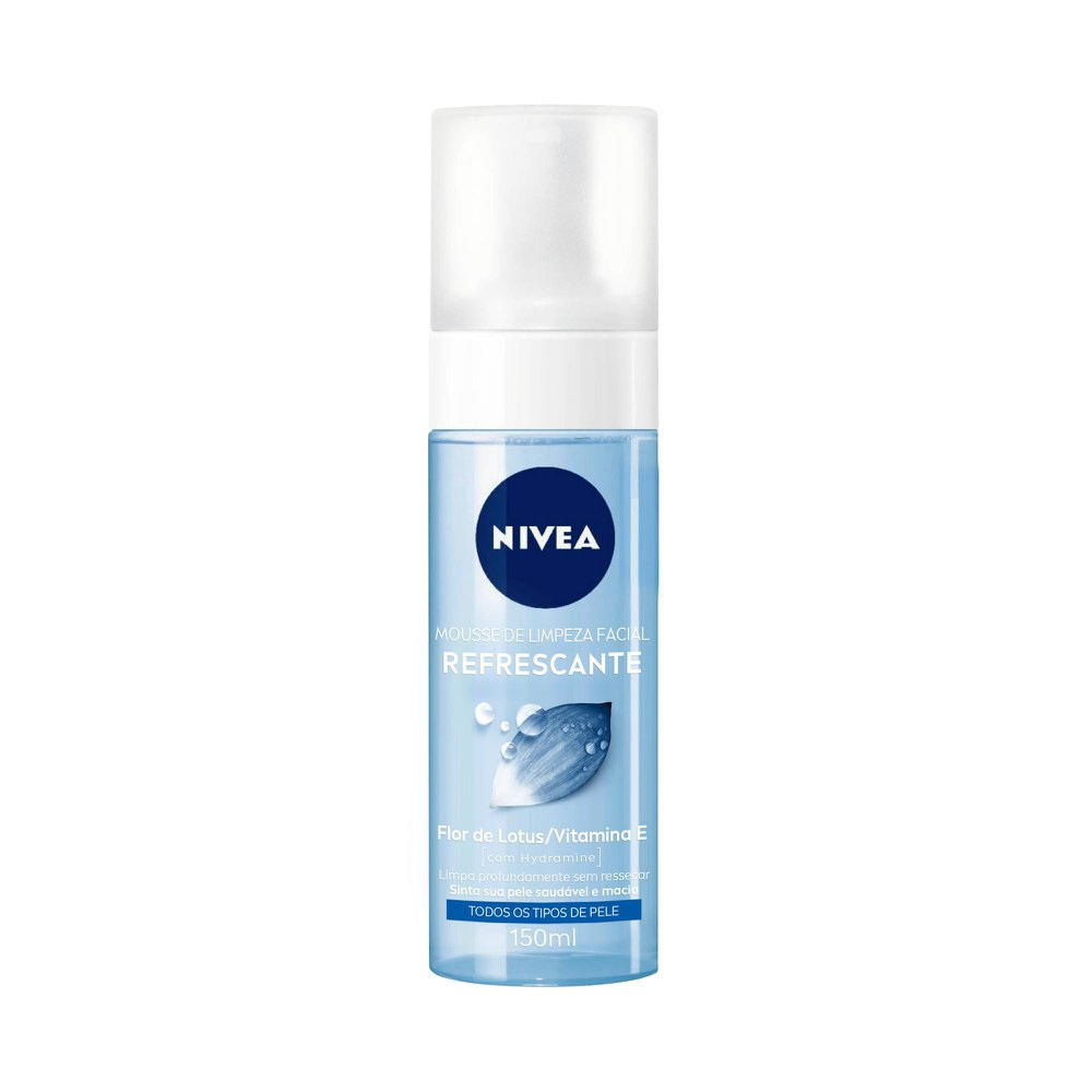 Mousse de Limpeza Facial Nivea com Vitaminas E e B5 150ml — Nivea | Farmácia Resyla