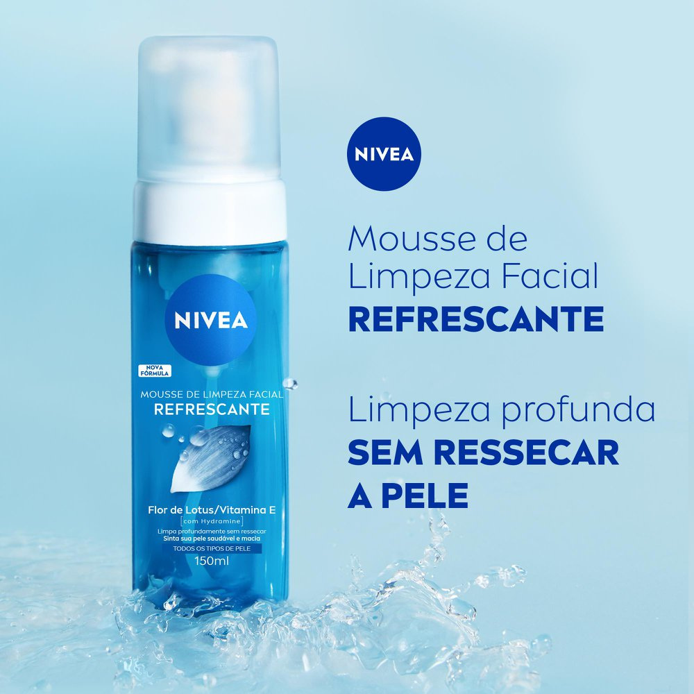 Mousse de Limpeza Facial Nivea com Vitaminas E e B5 150ml — imagem 2 | Farmácia Resyla
