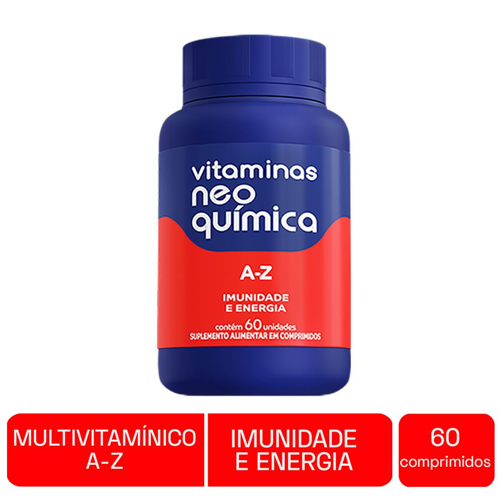 Multivitamínico Neo Química Vitaminas A-Z 60 Comprimidos — Neo Quimica | Farmácia Resyla