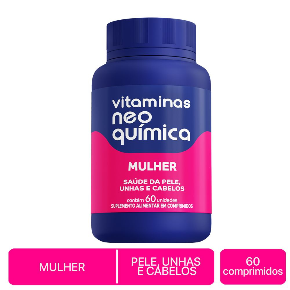 Multivitamínico Neo Química Vitaminas A-Z Mulher 60 Comprimidos — Neo Quimica | Farmácia Resyla
