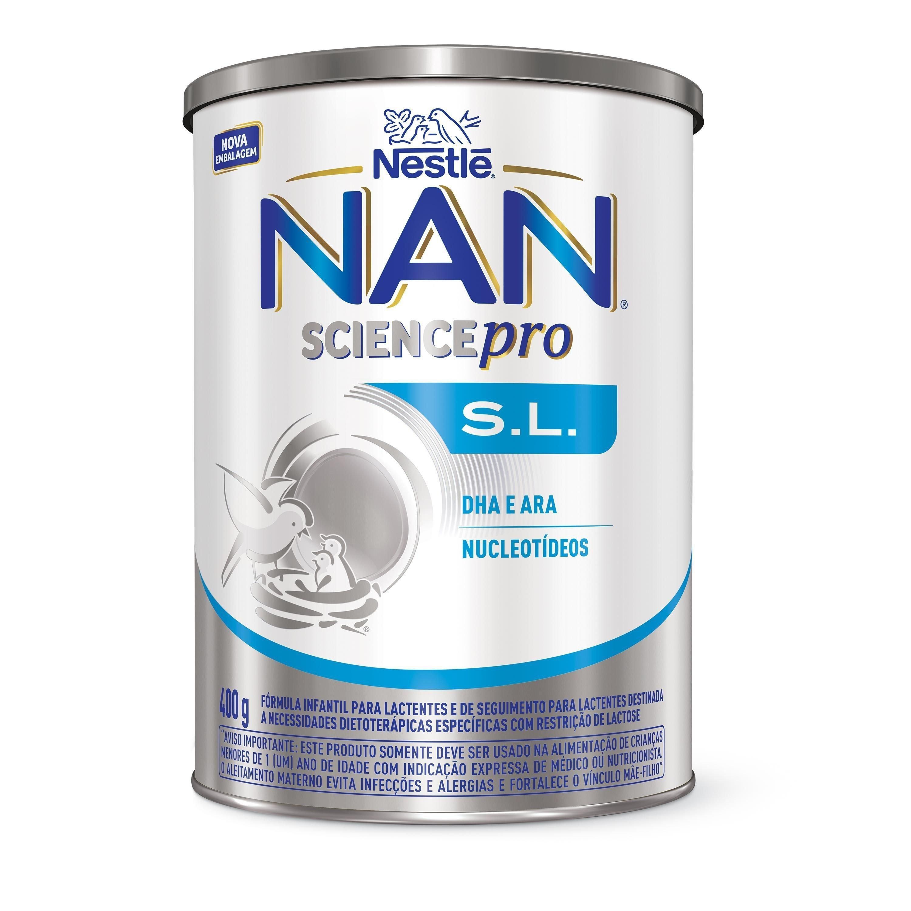 Nan Science Pro S.L. Fórmula Infantil Sem Lactose 0 a 36 meses 400g — imagem 2 | Farmácia Resyla