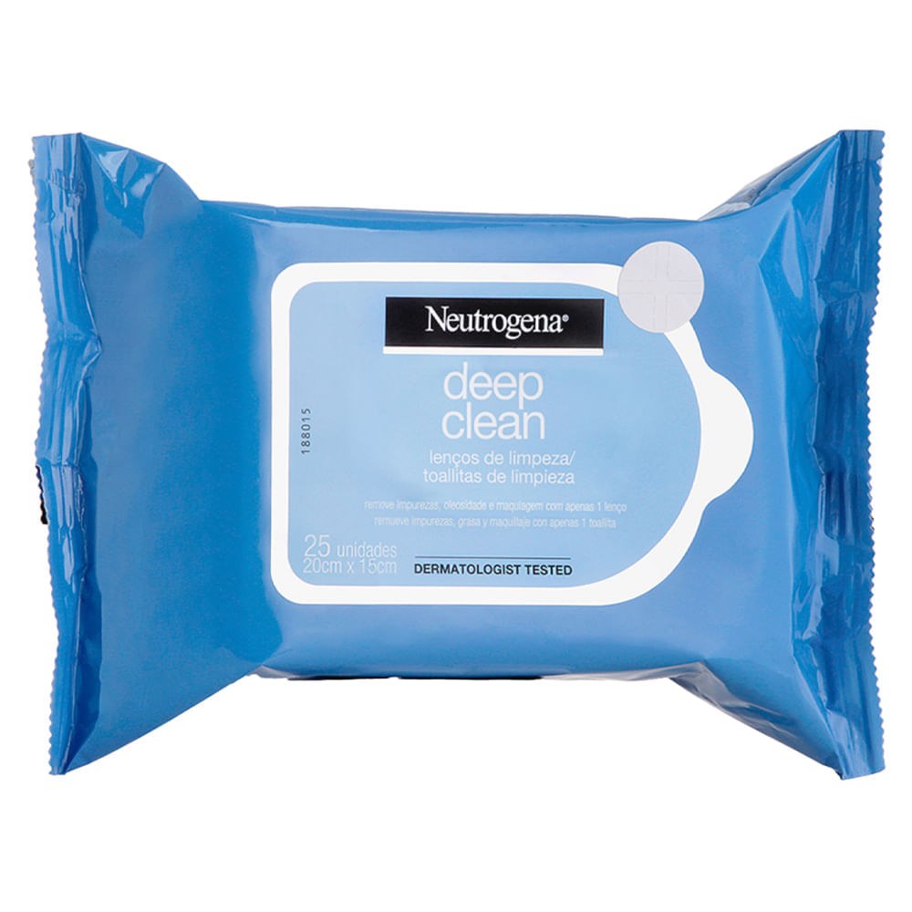 Neutrogena - Deep Clean Intensive - Kit Lenço Demaquilante - 2 Unidades — imagem 3 | Farmácia Resyla