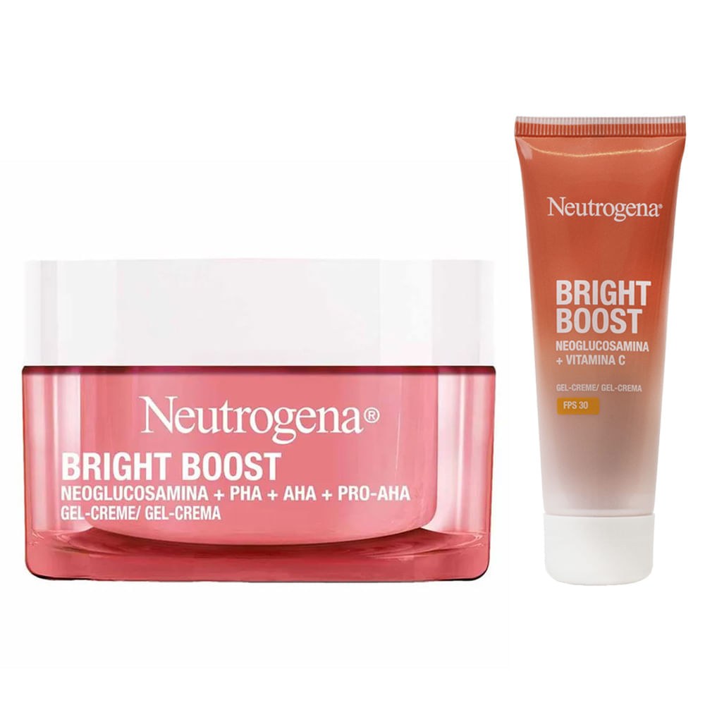 Neutrogena - Kit Bright Boost - Gel Creme Facial Antissinais 50ml + Gel Creme FPS 30 40g — imagem 2 | Farmácia Resyla
